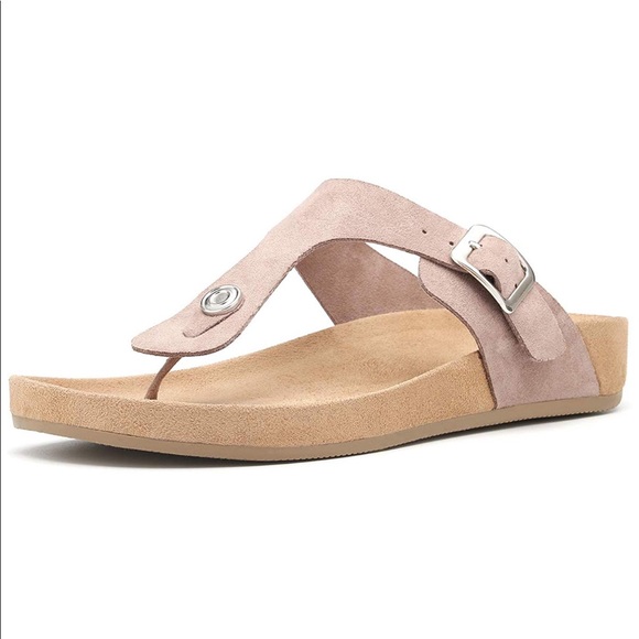 🎀 Thong Sandals Buckle Slip On 🎀 - Picture 1 of 5